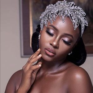 Ulapan wedding headband rhinestone bridal headpiece Silver